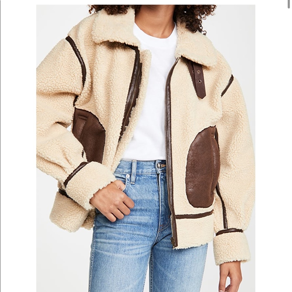 Moon River Sherpa Bomber Jacket